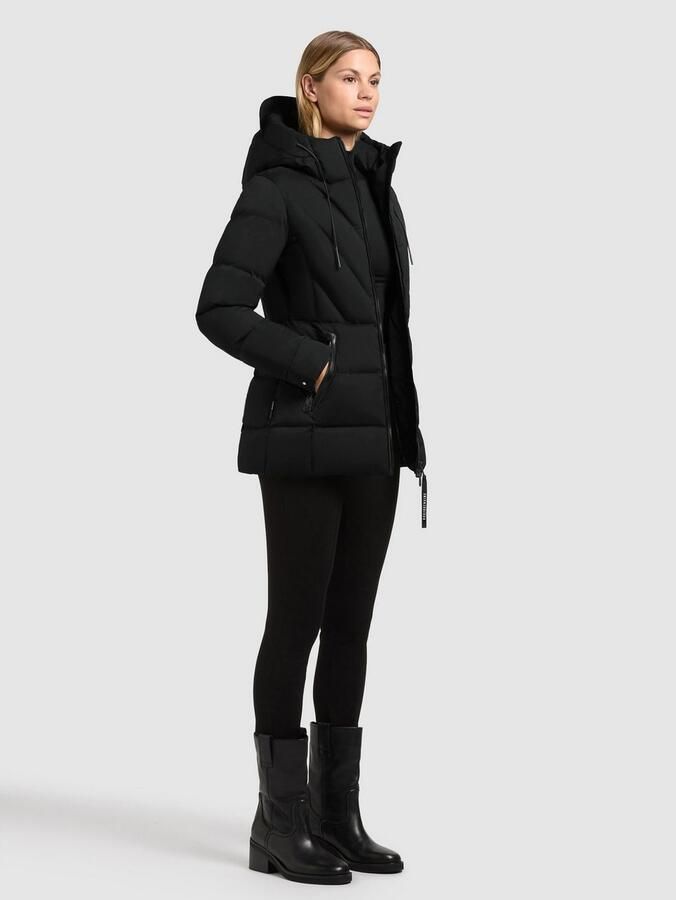 Khujo Gewatteerde jas RABB Applicaties van imitatieleer - Foto 7