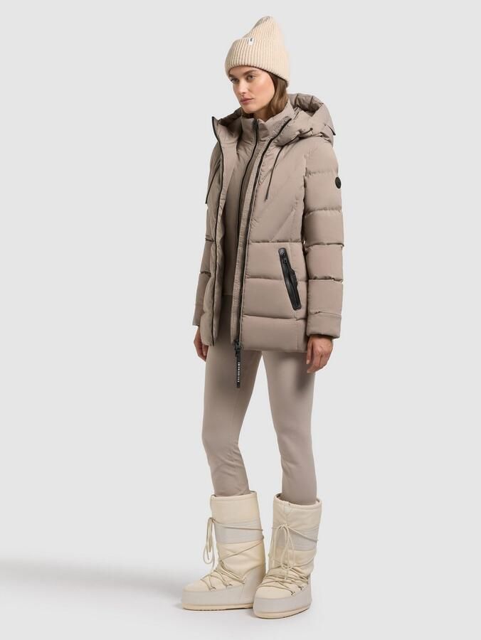 Khujo Gewatteerde jas RABB Applicaties van imitatieleer - Foto 6