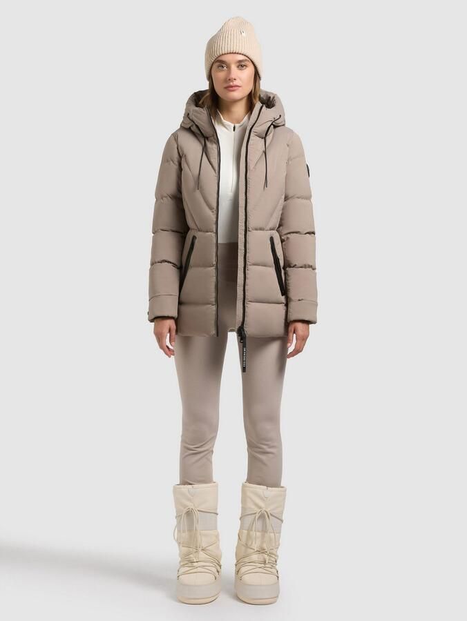 Khujo Gewatteerde jas RABB Applicaties van imitatieleer - Foto 7