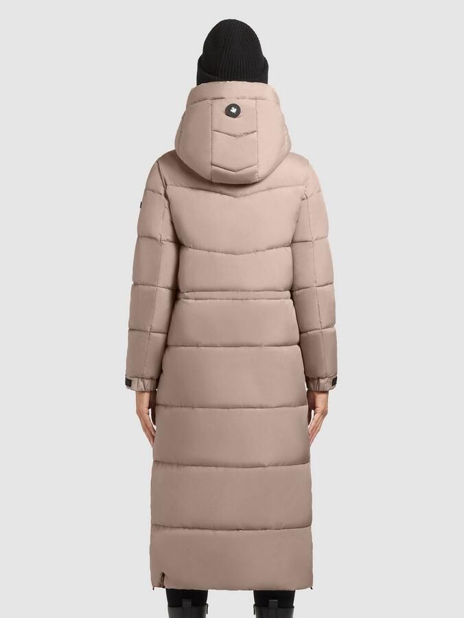 Khujo Gewatteerde lange jas met labelpatch model 'Caius' - Foto 2