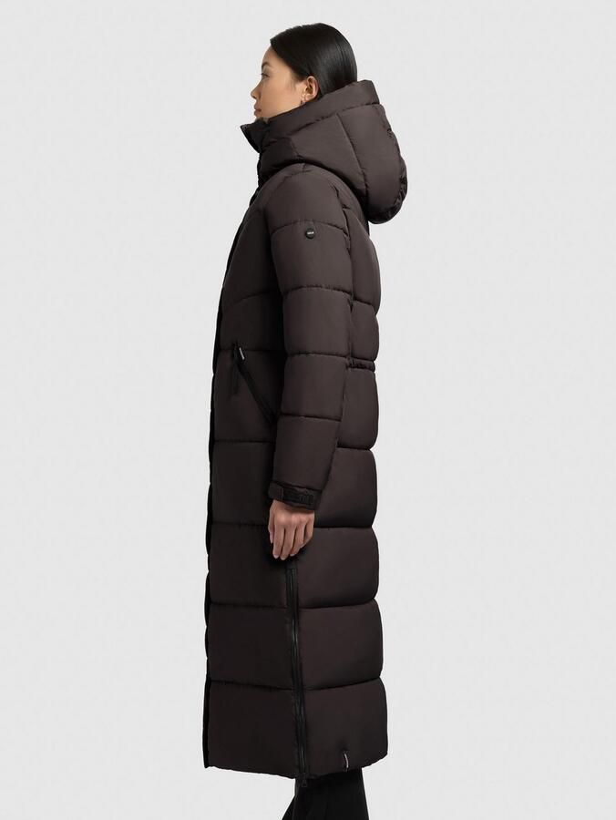 Khujo Gewatteerde lange jas met borstzakken model 'Morse2' - Foto 2