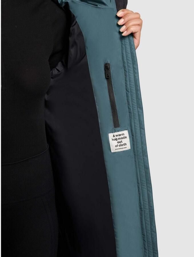 Khujo Gewatteerde jas SOULANI4 waterafstotende coating op de zakken met ritssluiting