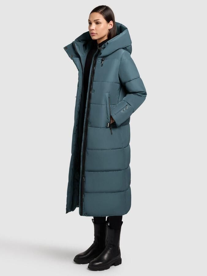 Khujo Gewatteerde jas SOULANI4 waterafstotende coating op de zakken met ritssluiting - Foto 5