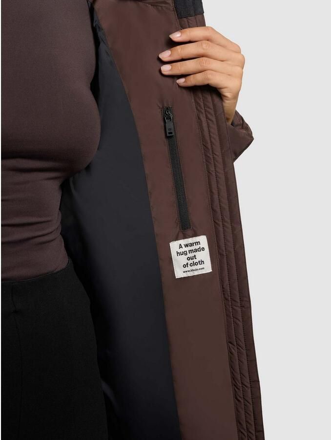 Khujo Gewatteerde jas SOULANI4 waterafstotende coating op de zakken met ritssluiting