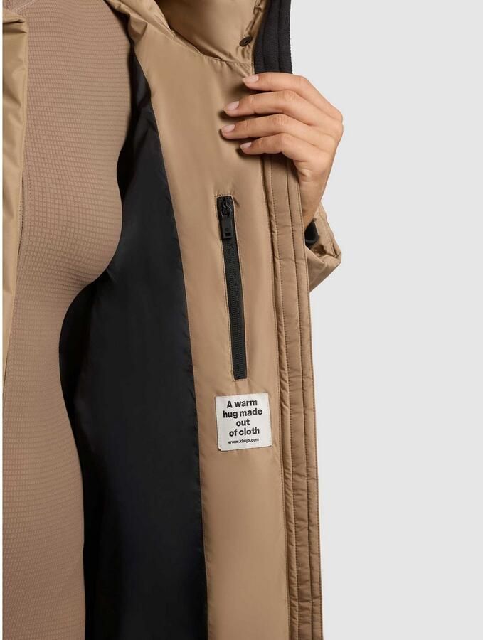 Khujo Gewatteerde jas SOULANI5 MATT