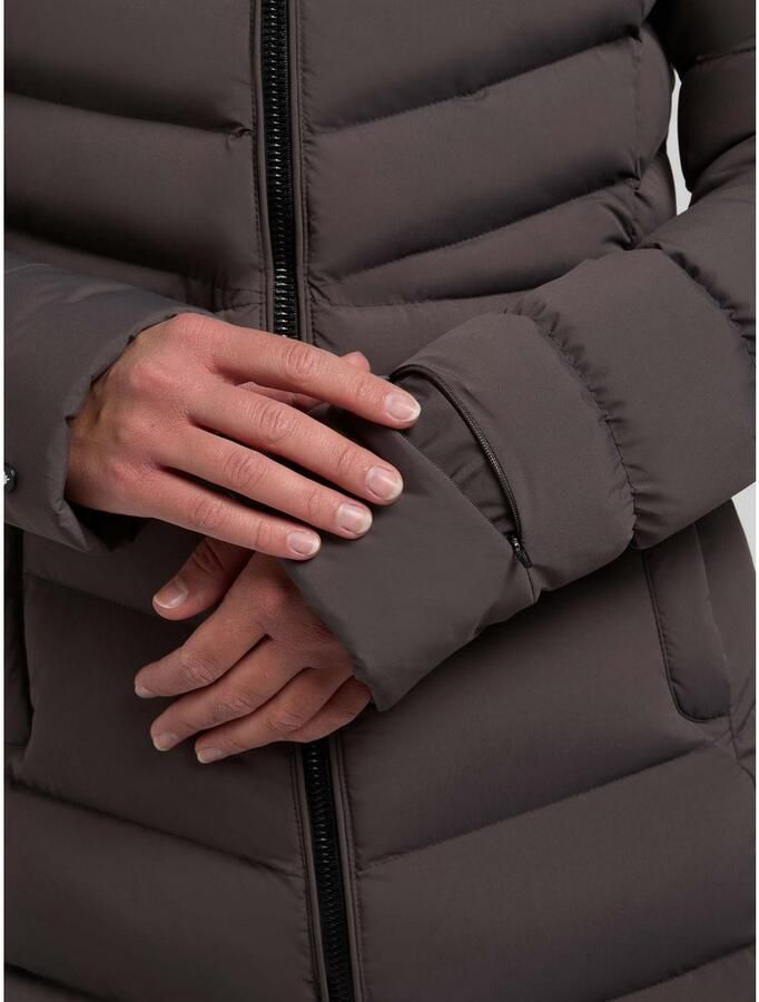 Khujo Gewatteerde jas TUHANI5 mat bovenmateriaal