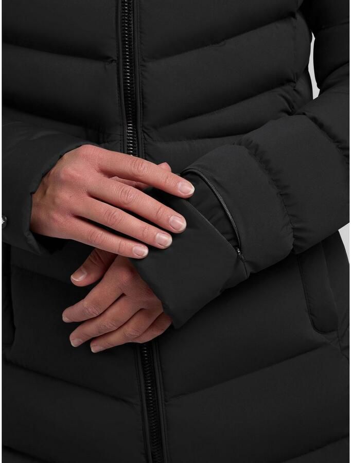 Khujo Gewatteerde jas TUHANI5 mat bovenmateriaal