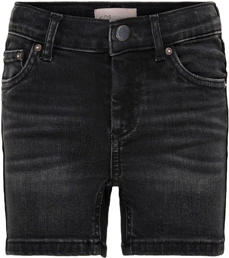 ONLY KIDS GIRL regular fit jeans short KONBLUSH black denim