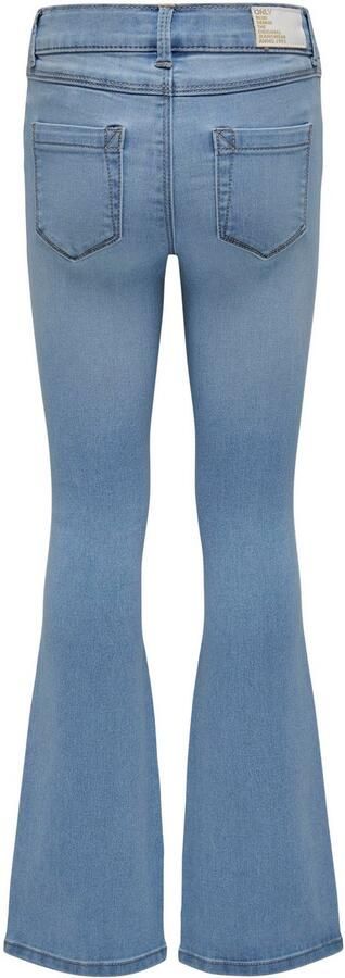 Only KIDS GIRL flared jeans KOGROYAL LIFE light blue denim Blauw Meisjes Stretchdenim 164 - Foto 2