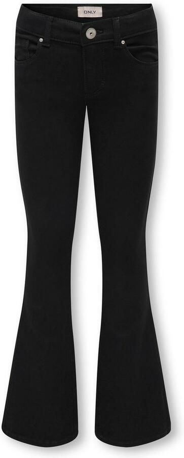 Only KIDS GIRL flared jeans KOGROYAL LIFE black denim Zwart Meisjes Stretchdenim 128 - Foto 4