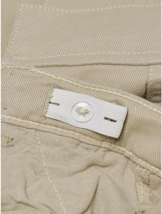 Only KIDS GIRL straight fit cargobroek KOGYARROW-VOX ecru Meisjes Stretchkatoen 116 - Foto 2