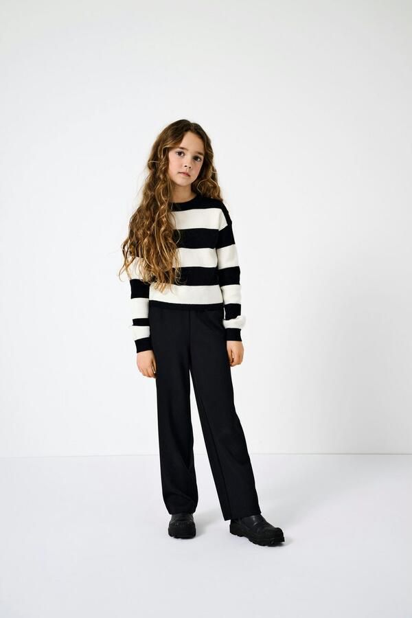 Only Relaxed fit wijde broek van viscosemix model 'POPTRASH LIFE' - Foto 2