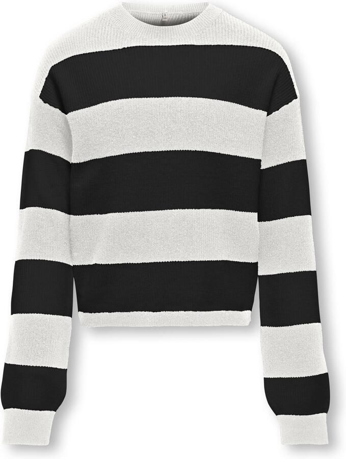 KIDS ONLY Gebreide trui KOGFRANCA SHORT L S STRIPE KNT NOOS - Foto 4