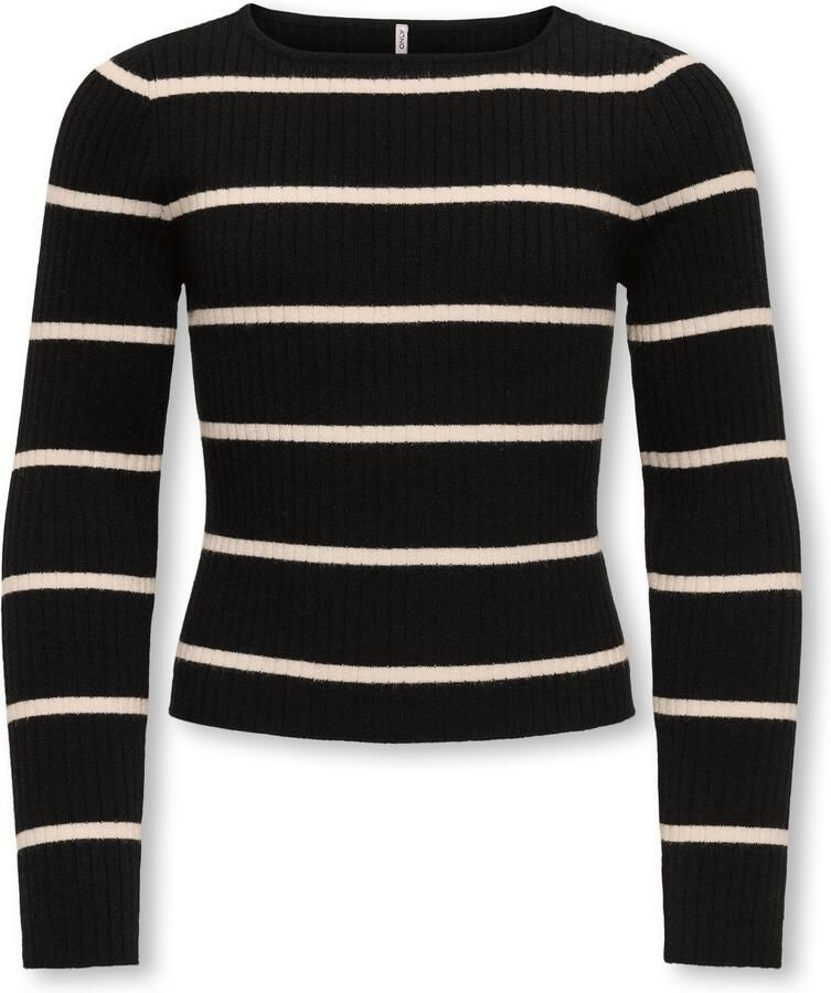 KIDS ONLY Gebreide trui KOGIBI LS RIB BOATNECK CP KNT - Foto 3