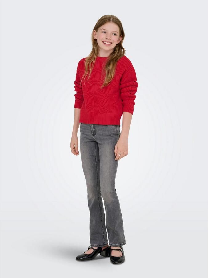 KIDS ONLY Gebreide trui KOGKATIA LS STRUCTURE O-NECK CP KNT - Foto 5