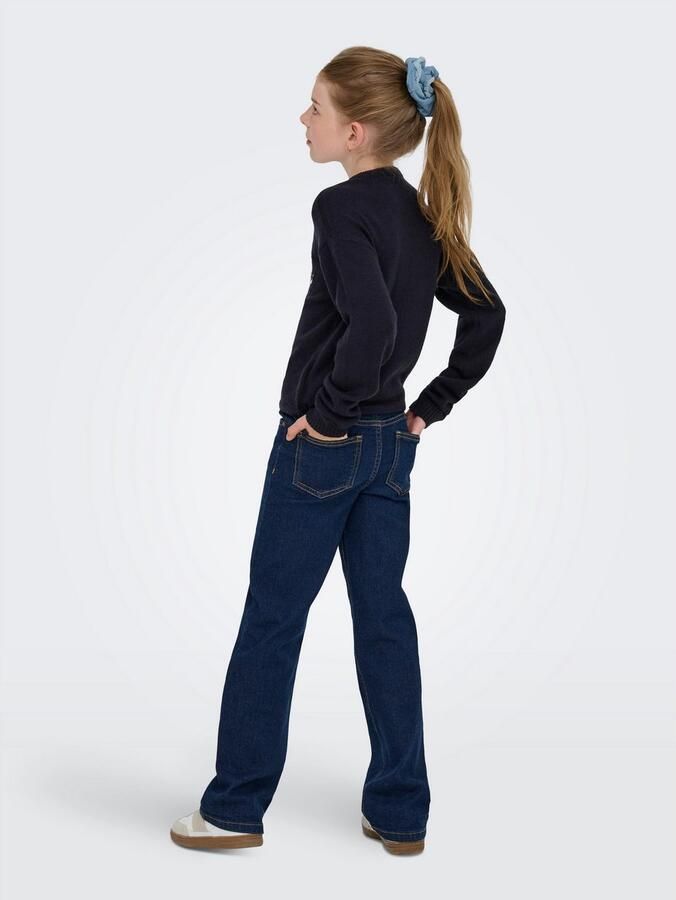 KIDS ONLY Gebreide trui KOGKATIA LS TEXT O-NECK CP KNT - Foto 4