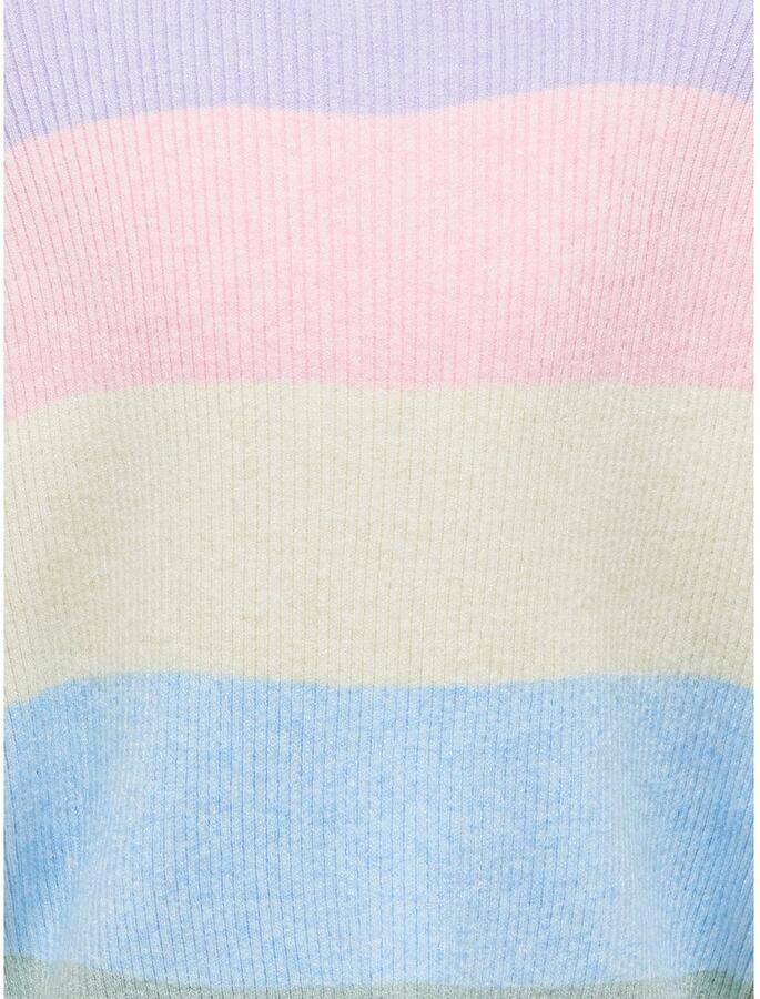 Only Regular fit gebreide pullover met breed streepmotief model 'SANDY'