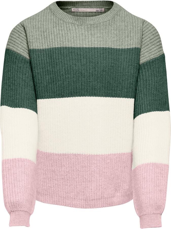 KIDS ONLY Gebreide trui KOGSANDY L S STRIPE PULLOVER KNT NOOS - Foto 3