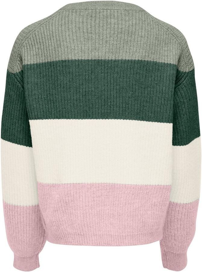KIDS ONLY Gebreide trui KOGSANDY L S STRIPE PULLOVER KNT NOOS