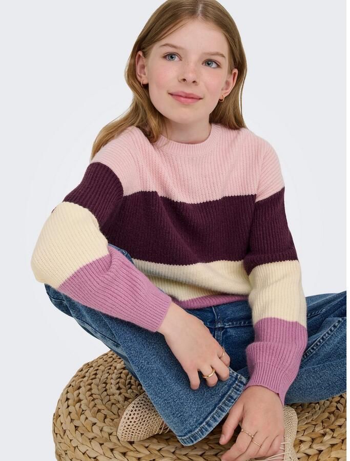 Only Regular fit gebreide pullover van viscosemix model 'SANDY' - Foto 3