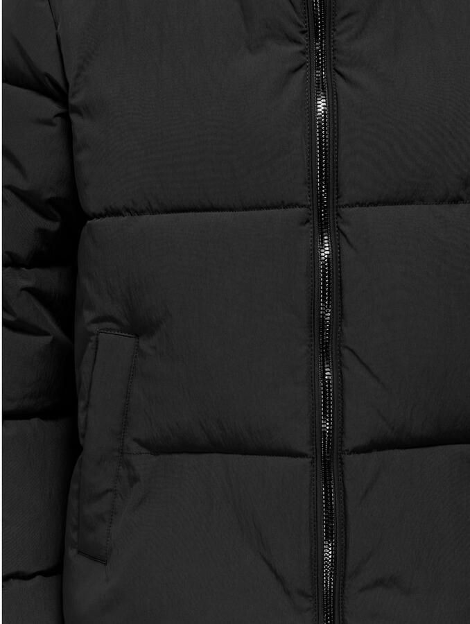 Only Regular fit gewatteerd jack met opstaande kraag en afneembare capuchon model 'DOLLY' - Foto 2