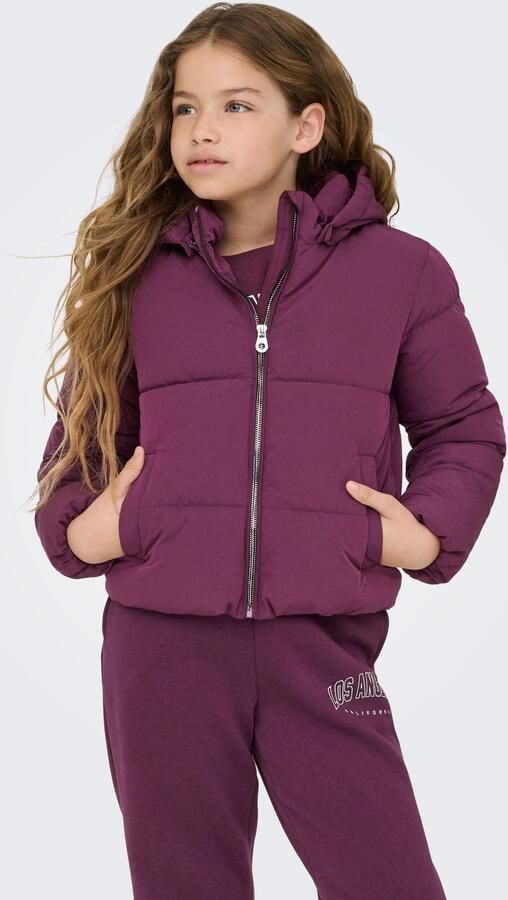 Only Regular fit gewatteerd jack met afneembare capuchon model 'DOLLY' - Foto 5