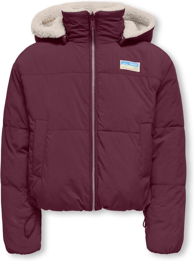 KIDS ONLY Gewatteerde jas KOGMARIA REVERSIBLE PUFFER JACKET OTW als pluche jas of gewatteerde jas draagbaar - Foto 4