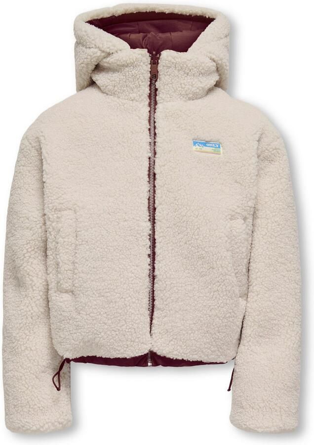 KIDS ONLY Gewatteerde jas KOGMARIA REVERSIBLE PUFFER JACKET OTW als pluche jas of gewatteerde jas draagbaar - Foto 3