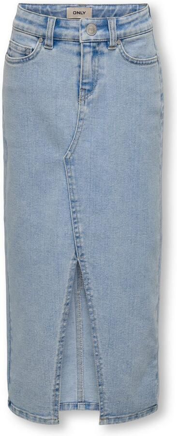 Only KIDS GIRL spijkerrok KOGSIRI light blue denim Blauw Meisjes Stretchdenim 140 - Foto 4