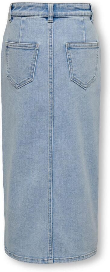 Only KIDS GIRL spijkerrok KOGSIRI light blue denim Blauw Meisjes Stretchdenim 140 - Foto 5