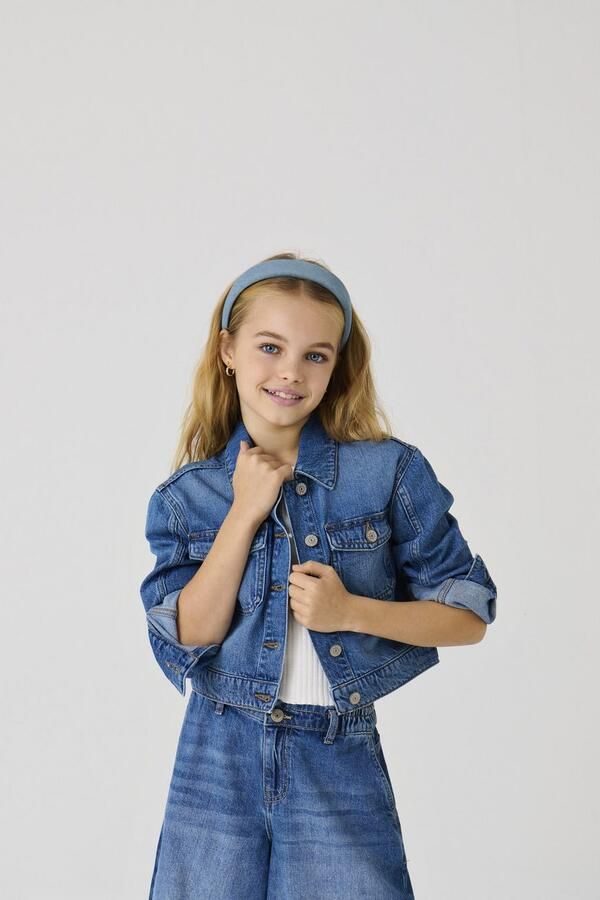 Only Kort jeansjack van zuiver katoen model 'LUMI' - Foto 6
