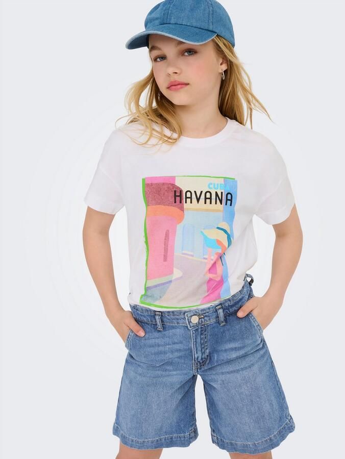 KIDS ONLY Jeansshort KOGCOMET WIDE LONG SHORTS DNM DIA NOOS - Foto 6