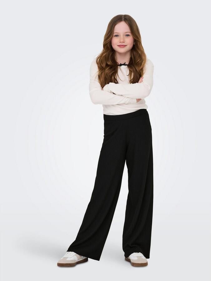 Only Flaired leg broek met elastische band - Foto 4