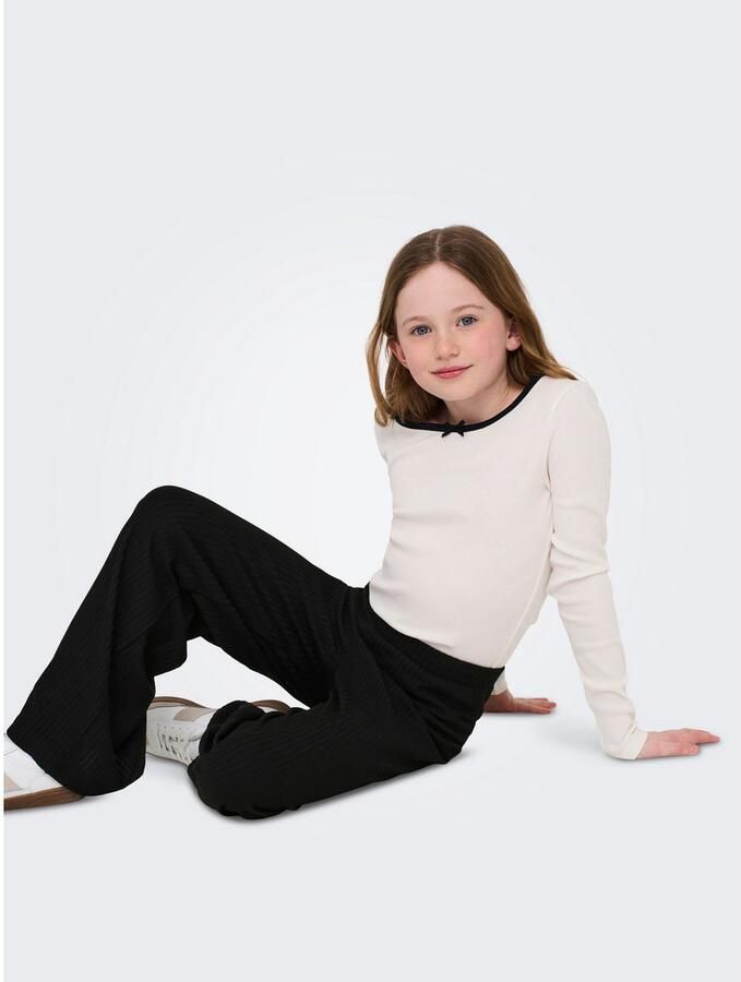 Only Flaired leg broek met elastische band - Foto 3