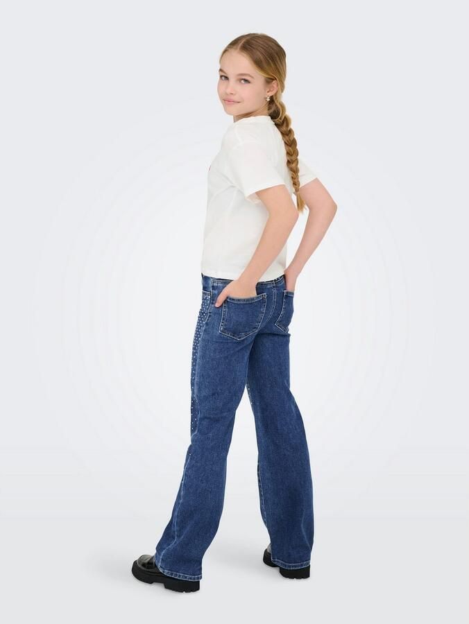 KIDS ONLY Shirt met korte mouwen KOGMAIKEN LIFE CROPHEART SS TOP JRS NOOS - Foto 6