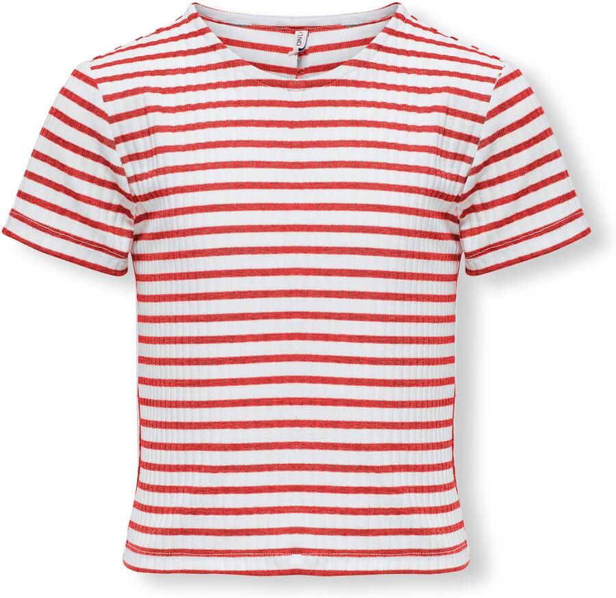 KIDS ONLY Shirt met korte mouwen KOGNELLA STRIPED S S O-NECK TOP JRS - Foto 2
