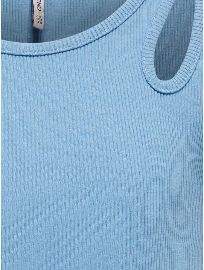 KIDS ONLY Shirt met korte mouwen KOGNESSA S S CUT OUT TOP BOX JRS NOOS met geweldige cut-out op de linkerschouder