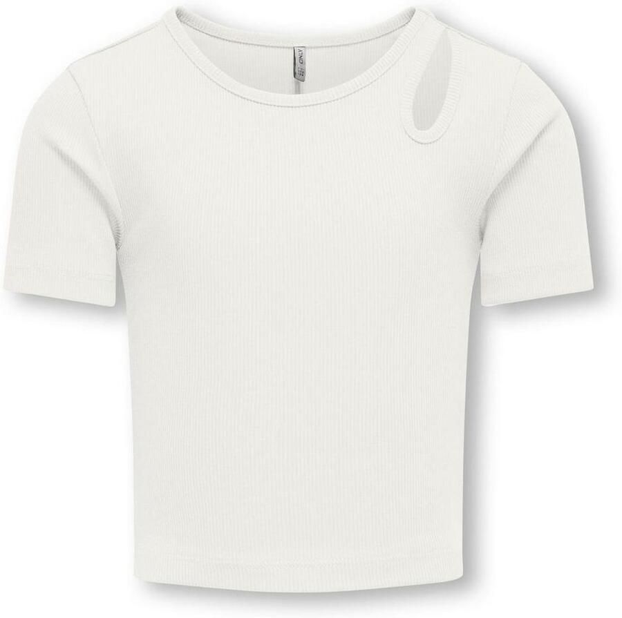 KIDS ONLY Shirt met korte mouwen KOGNESSA S S CUT OUT TOP BOX JRS NOOS met geweldige cut-out op de linkerschouder