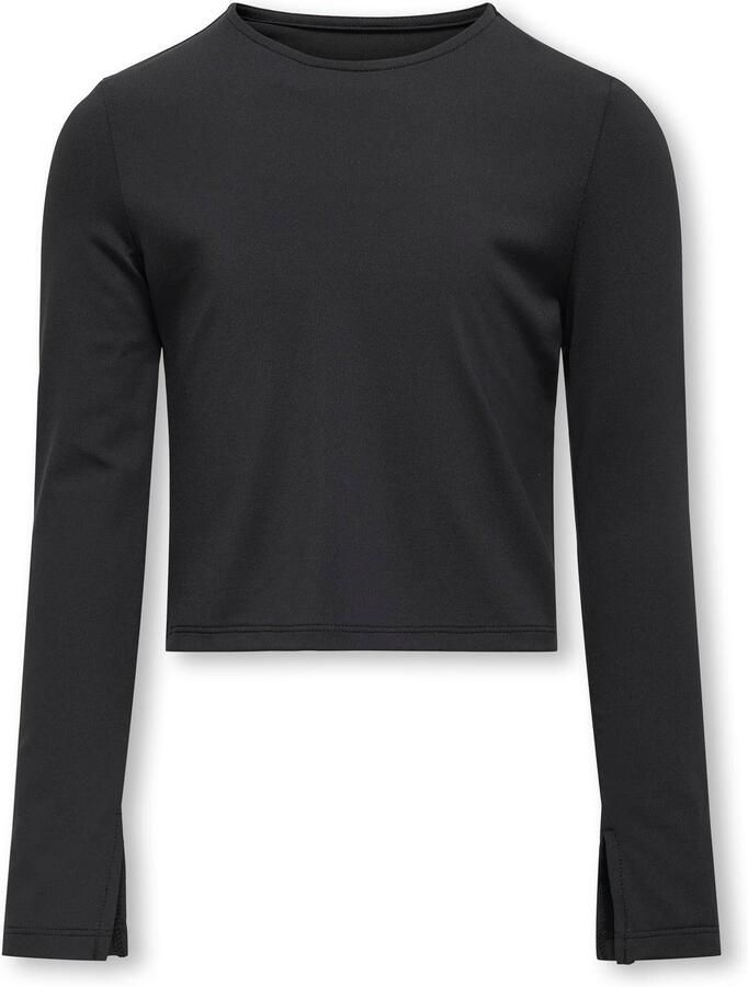 Only KIDS GIRL top KOGEA zwart Meisjes Polyamide Ronde hals Effen 122 128 - Foto 2