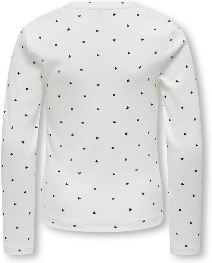 KIDS ONLY Shirt met lange mouwen KOGTRINNY LIFE AOP L S O-NECK TOP JRS