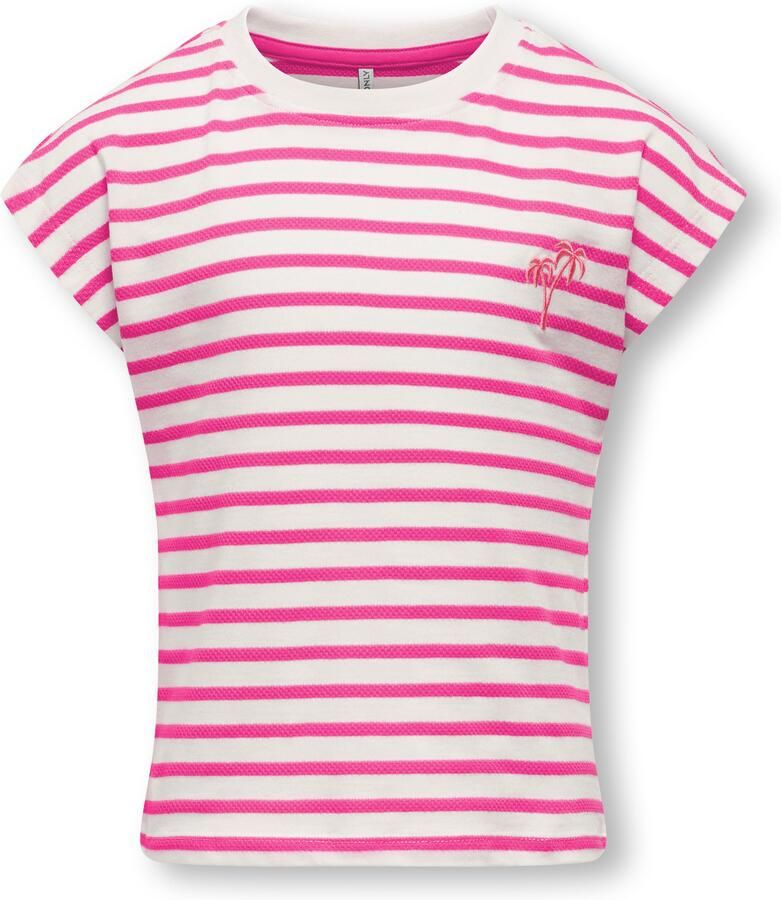 KIDS ONLY Shirt met ronde hals KOGTRINE BATSLEEVE STRUCTURE TOP JRS - Foto 2