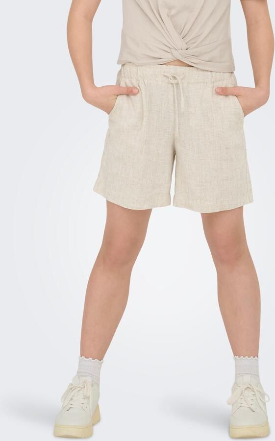 KIDS ONLY Short KOGSIESTA PULL-UP LINEN BLEND SHORTS PNT - Foto 12