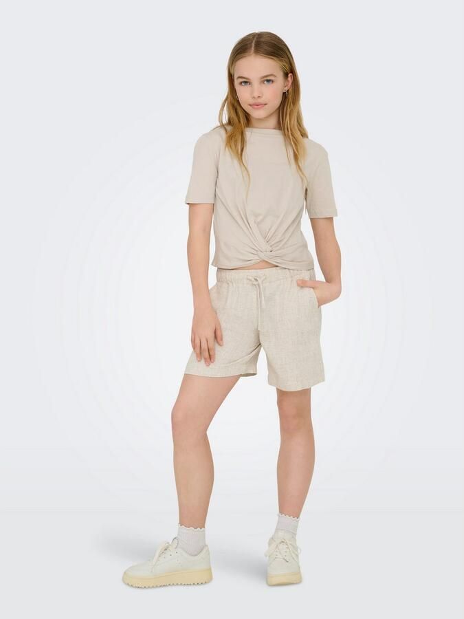 KIDS ONLY Short KOGSIESTA PULL-UP LINEN BLEND SHORTS PNT - Foto 10