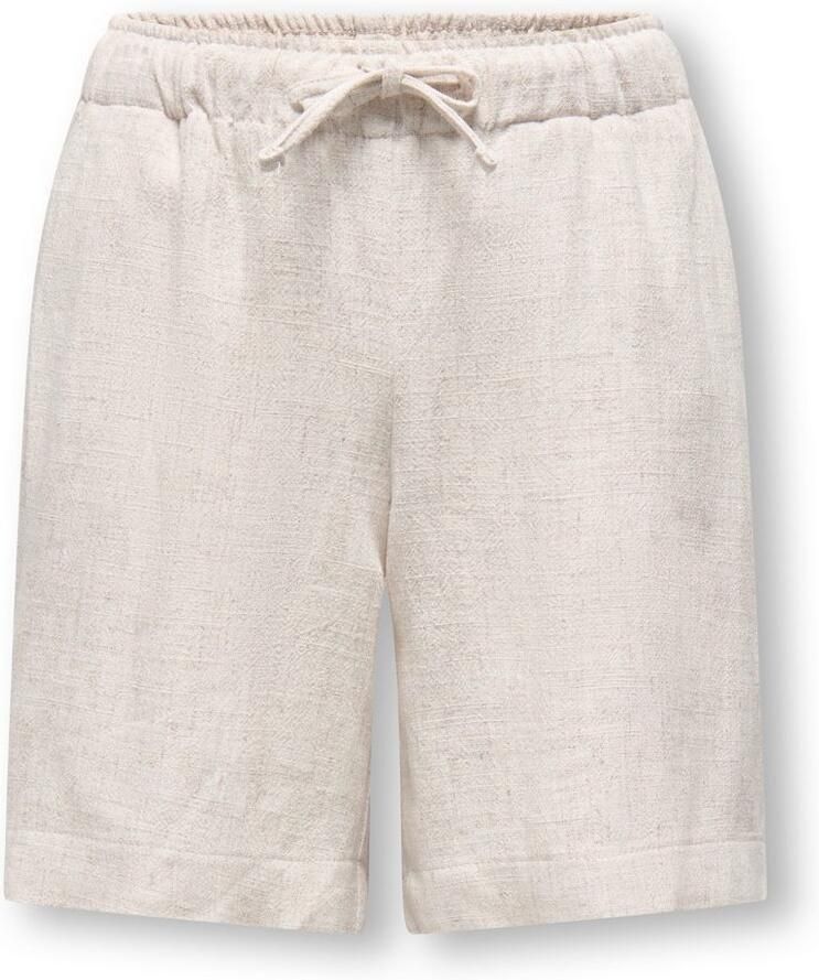 KIDS ONLY Short KOGSIESTA PULL-UP LINEN BLEND SHORTS PNT