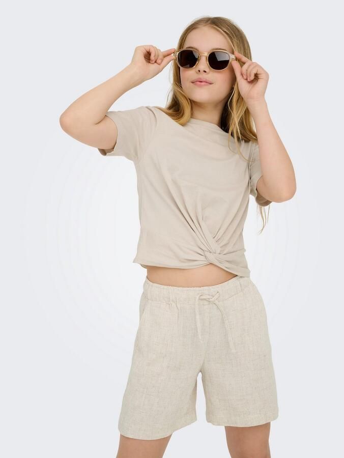 KIDS ONLY Short KOGSIESTA PULL-UP LINEN BLEND SHORTS PNT - Foto 9