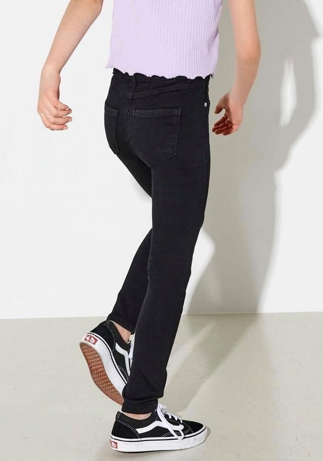 Only KIDS skinny jeans KONRAIN zwart Meisjes Viscose 128 - Foto 2
