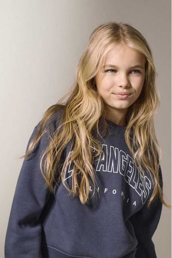 KIDS ONLY Sweatshirt KOGSWEAT LIFE LS CREW O.SIZE STAT CP SWT - Foto 3
