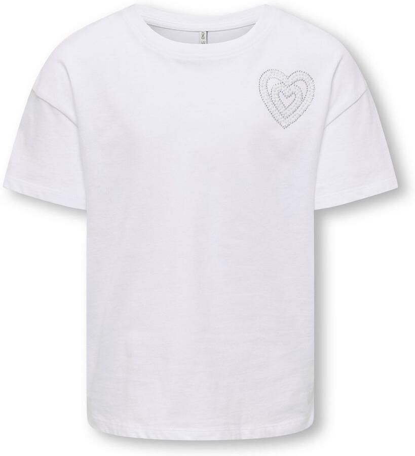 KIDS ONLY T-shirt KOGANTONIA S S EMBELLISH T TEE JRS