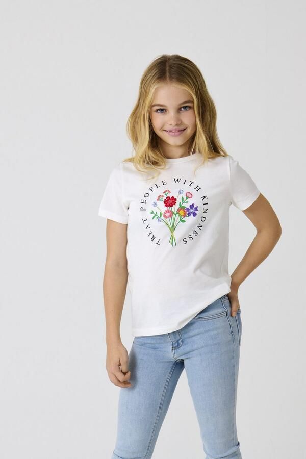 KIDS ONLY T-shirt KOGEMMA REG S S FLOWER TOP BOX JRS - Foto 8