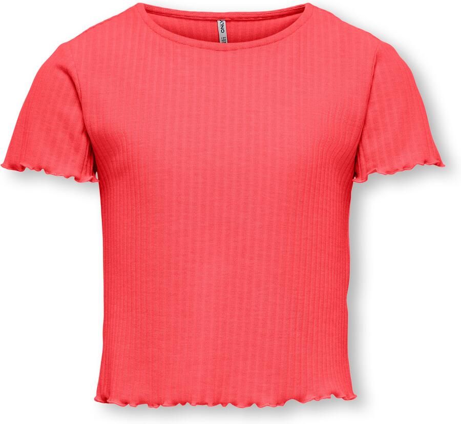 Only Regular fit T-shirt met zoom met ruches model 'NELLA' - Foto 2